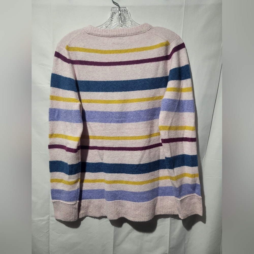 J. Crew Multicolor Striped Women's Sweatshirt - Picture 3 of 5